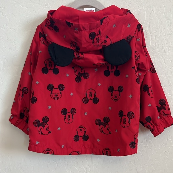 Disney Mickey Mouse rain windbreaker zip up jacket - Picture 2 of 4